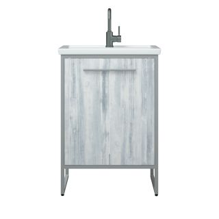 Тумба под раковину Corozo Айрон 70см арт/серый SD-00000309